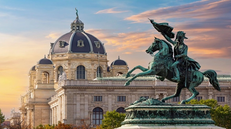 Vienna - Thủ đô nước Áo nhìn từ trên cao