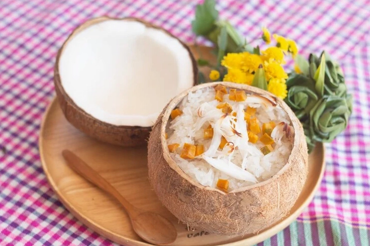 Xôi nước cốt dừa thơm ngon, béo ngậy