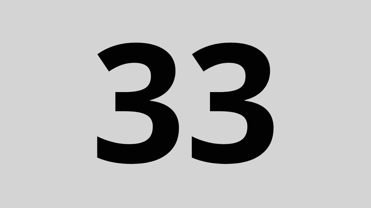 Ý nghĩa con số 33